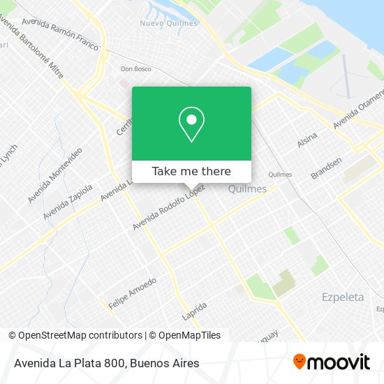 Avenida La Plata 800 map
