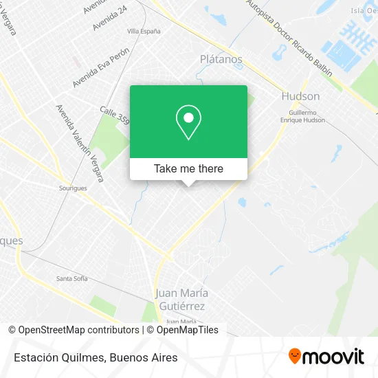 Mapa de Estación Quilmes