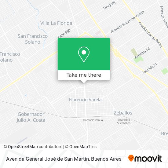 Avenida General José de San Martín map