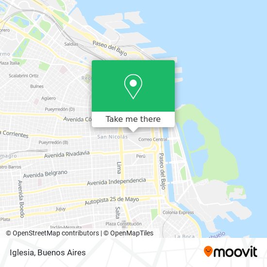 Mapa de Iglesia