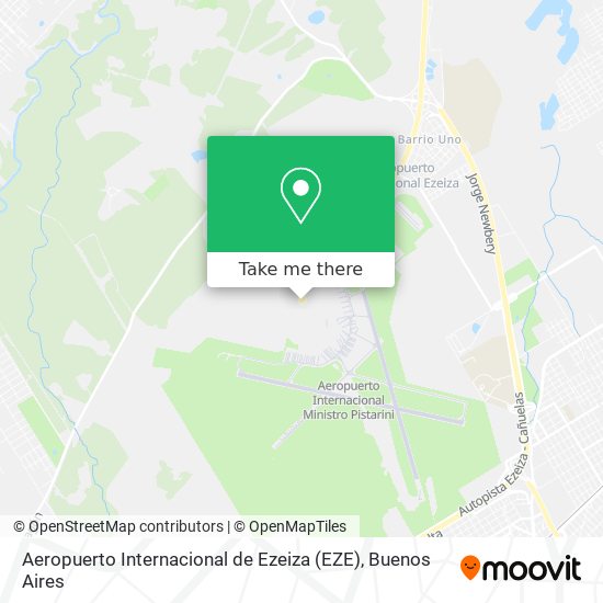 Aeropuerto Internacional de Ezeiza (EZE) map