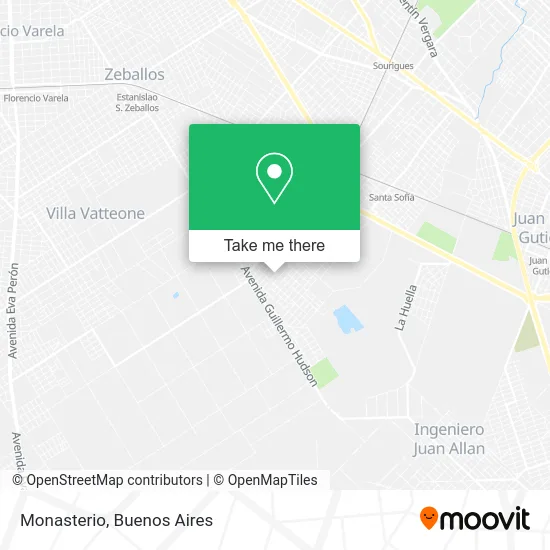 Monasterio map
