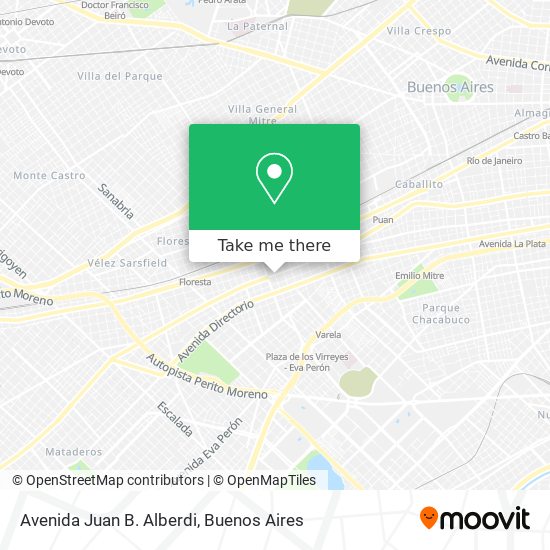 Avenida Juan B. Alberdi map