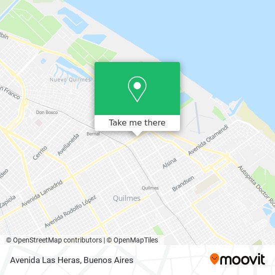 Mapa de Avenida Las Heras