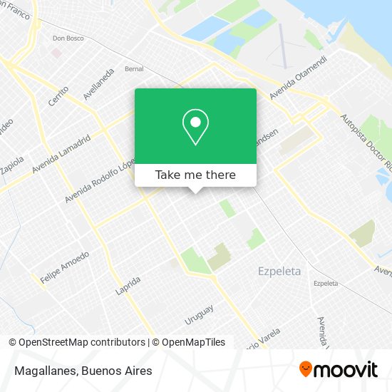 Magallanes map