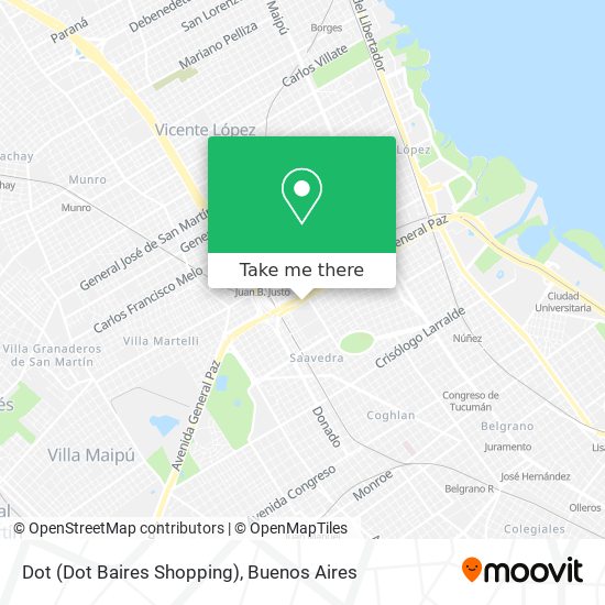 Dot (Dot Baires Shopping) map