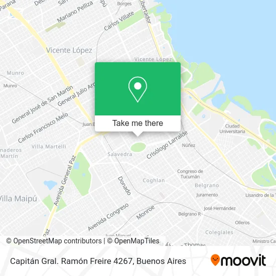 Capitán Gral. Ramón Freire 4267 map