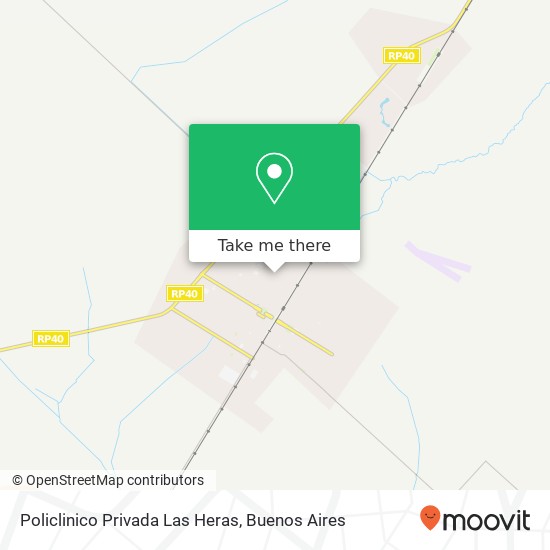 Mapa de Policlinico Privada Las Heras