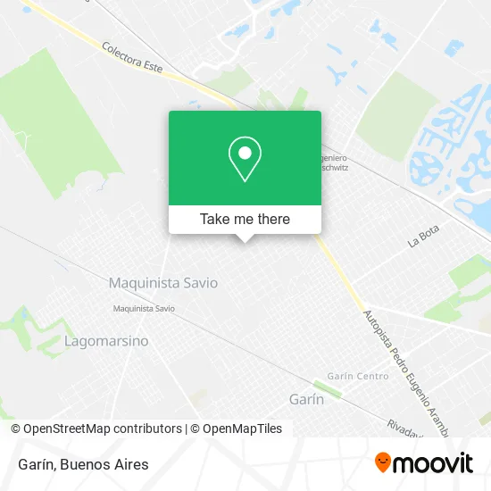 Garín map