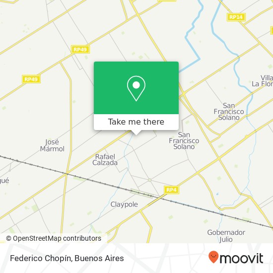 Federico Chopín map