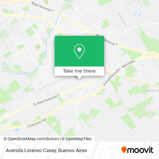 Mapa de Avenida Lorenzo Casey