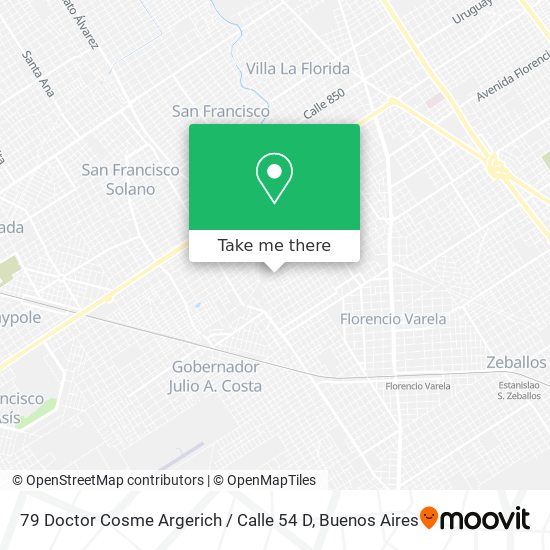 79 Doctor Cosme Argerich / Calle 54 D map