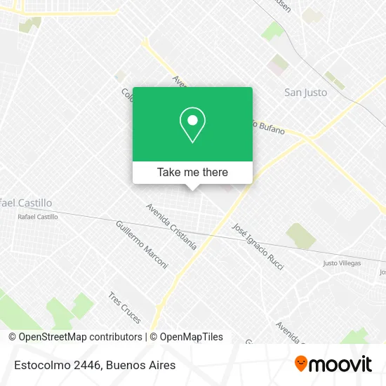 Mapa de Estocolmo 2446
