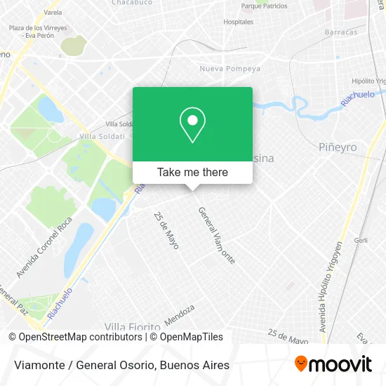 Mapa de Viamonte / General Osorio