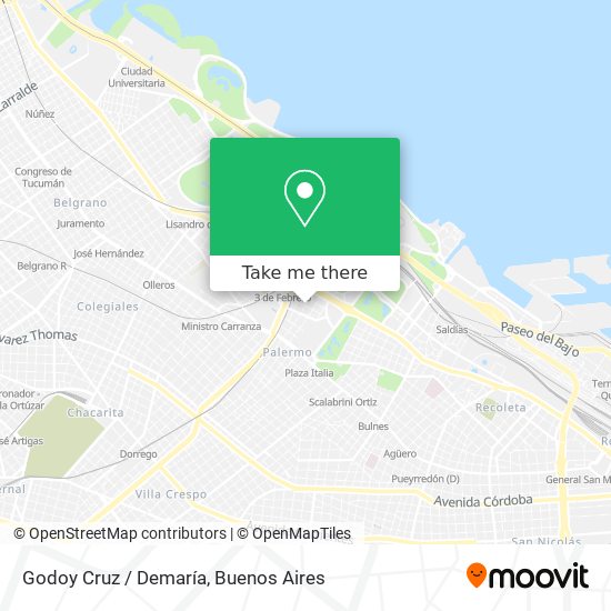 Mapa de Godoy Cruz / Demaría