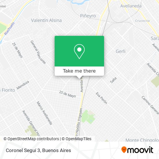 Mapa de Coronel Seguí 3