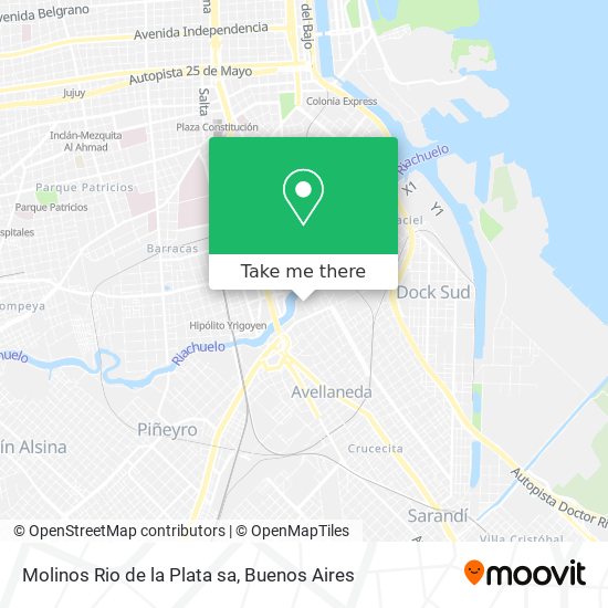 Molinos Rio de la Plata sa map