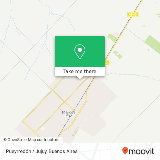 Pueyrredón / Jujuy map