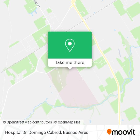 Mapa de Hospital Dr. Domingo Cabred