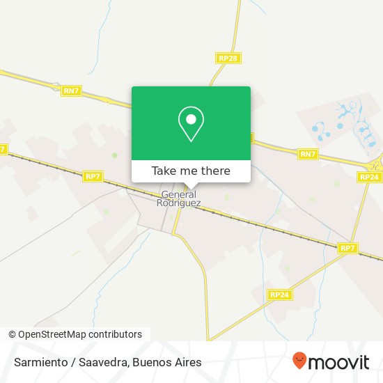 Sarmiento / Saavedra map