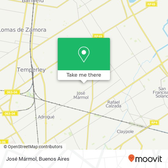 Mapa de José Mármol