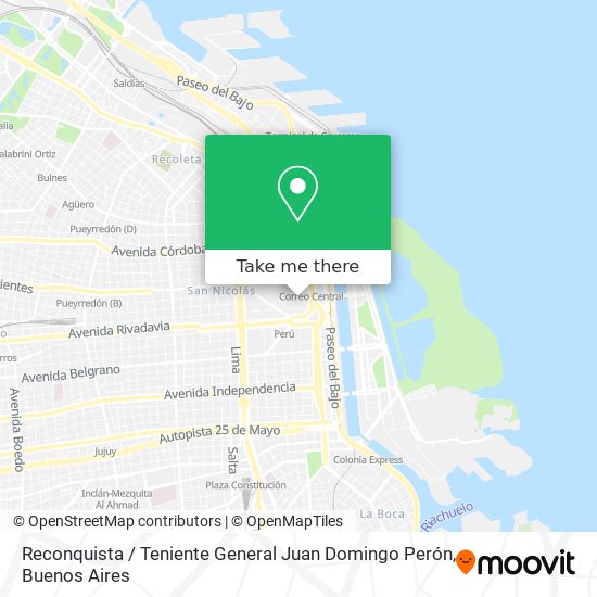 Reconquista / Teniente General Juan Domingo Perón map