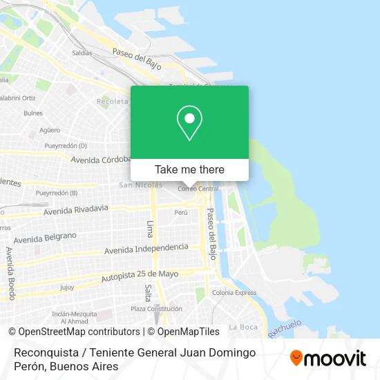Mapa de Reconquista / Teniente General Juan Domingo Perón