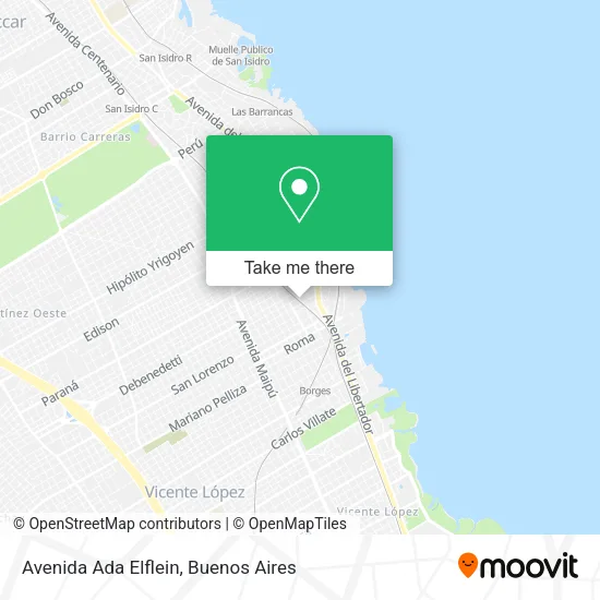 Mapa de Avenida Ada Elflein