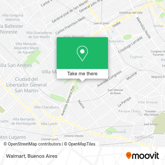 Walmart map
