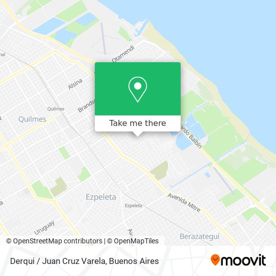 Mapa de Derqui / Juan Cruz Varela