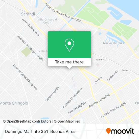 Domingo Martinto 351 map