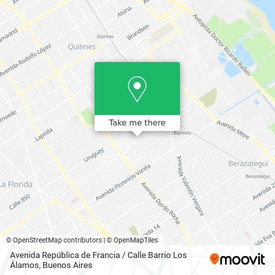 Avenida República de Francia / Calle Barrio Los Álamos map