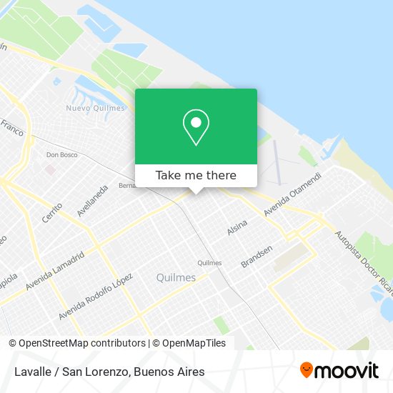Lavalle / San Lorenzo map
