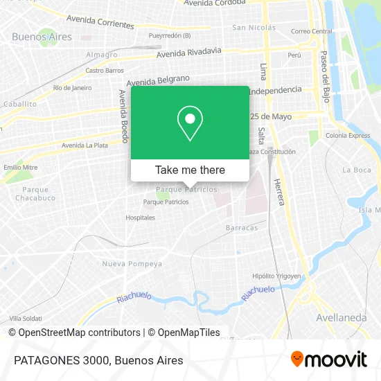 PATAGONES 3000 map