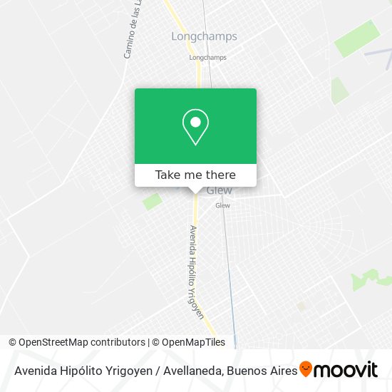 Avenida Hipólito Yrigoyen / Avellaneda map