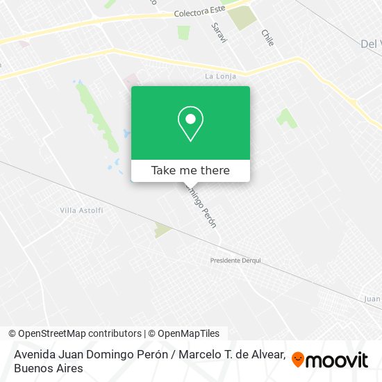 Avenida Juan Domingo Perón / Marcelo T. de Alvear map