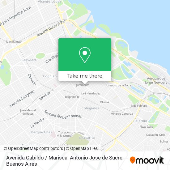 Avenida Cabildo / Mariscal Antonio Jose de Sucre map