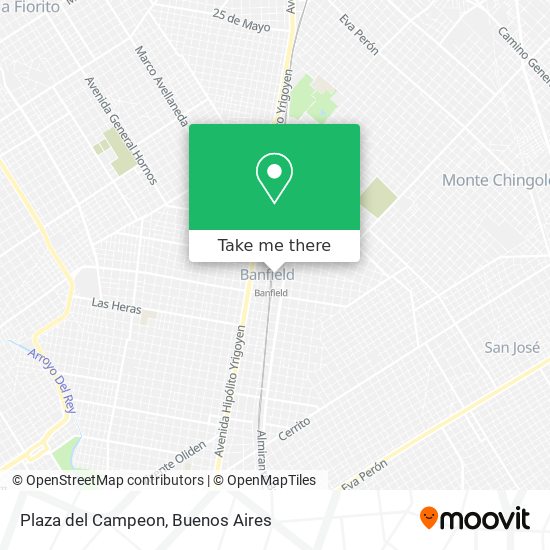 Mapa de Plaza del Campeon