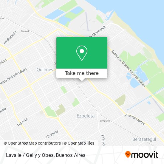 Lavalle / Gelly y Obes map