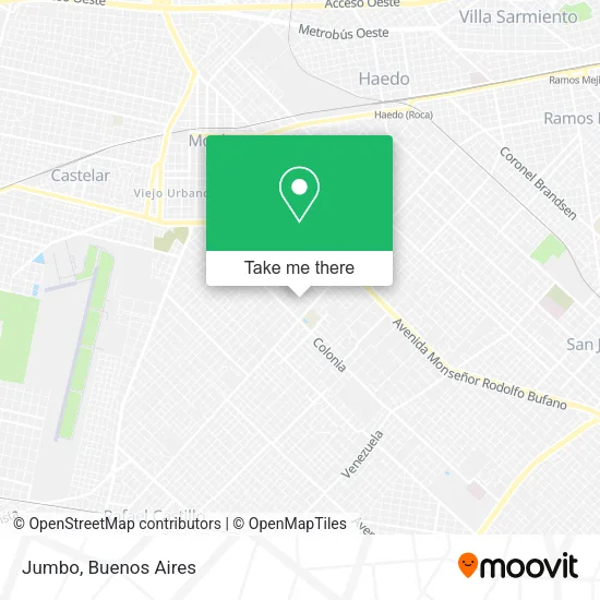 Mapa de Jumbo