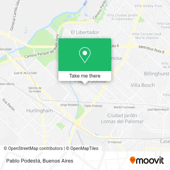 Mapa de Pablo Podestá
