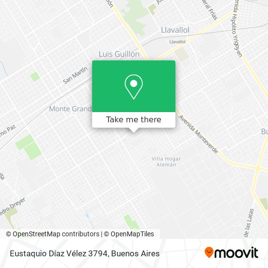 Mapa de Eustaquio Díaz Vélez 3794