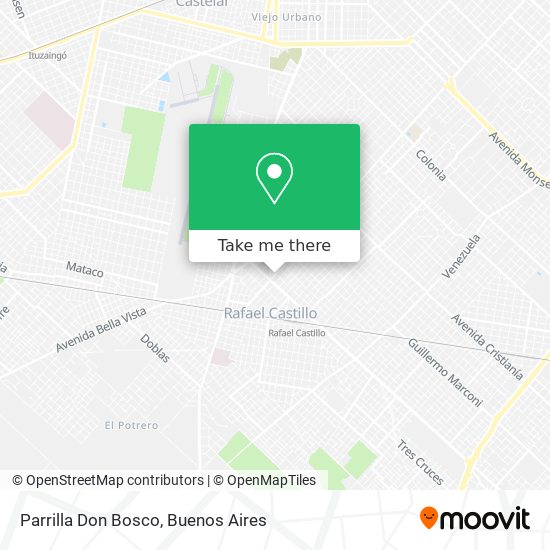 Parrilla Don Bosco map