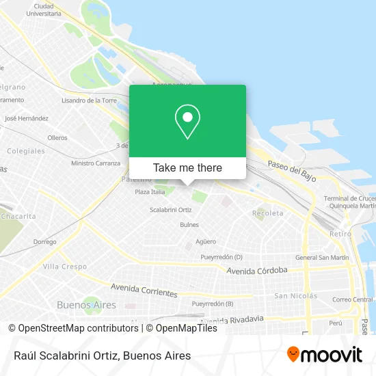 Mapa de Raúl Scalabrini Ortiz