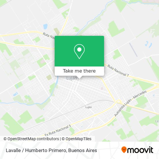 Lavalle / Humberto Primero map