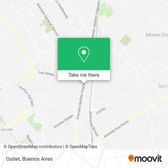 Outlet map