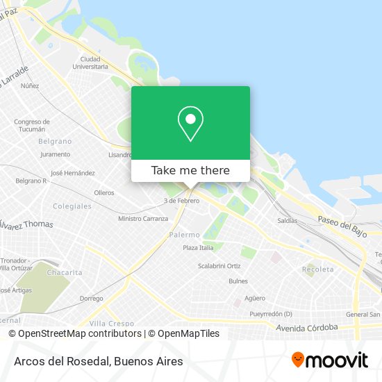 Mapa de Arcos del Rosedal