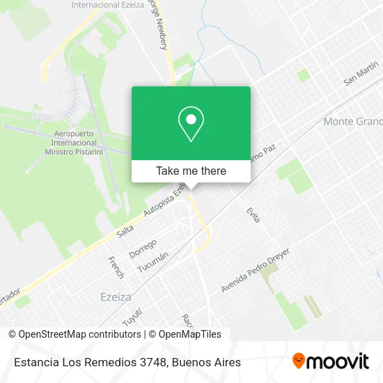 Mapa de Estancia Los Remedios 3748