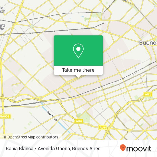 Bahía Blanca / Avenida Gaona map