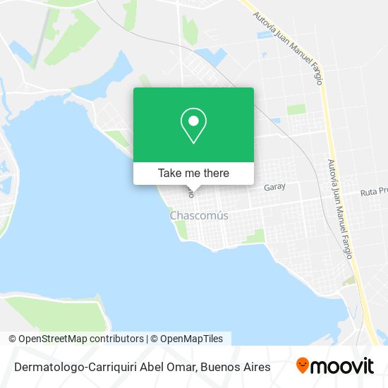 Mapa de Dermatologo-Carriquiri Abel Omar